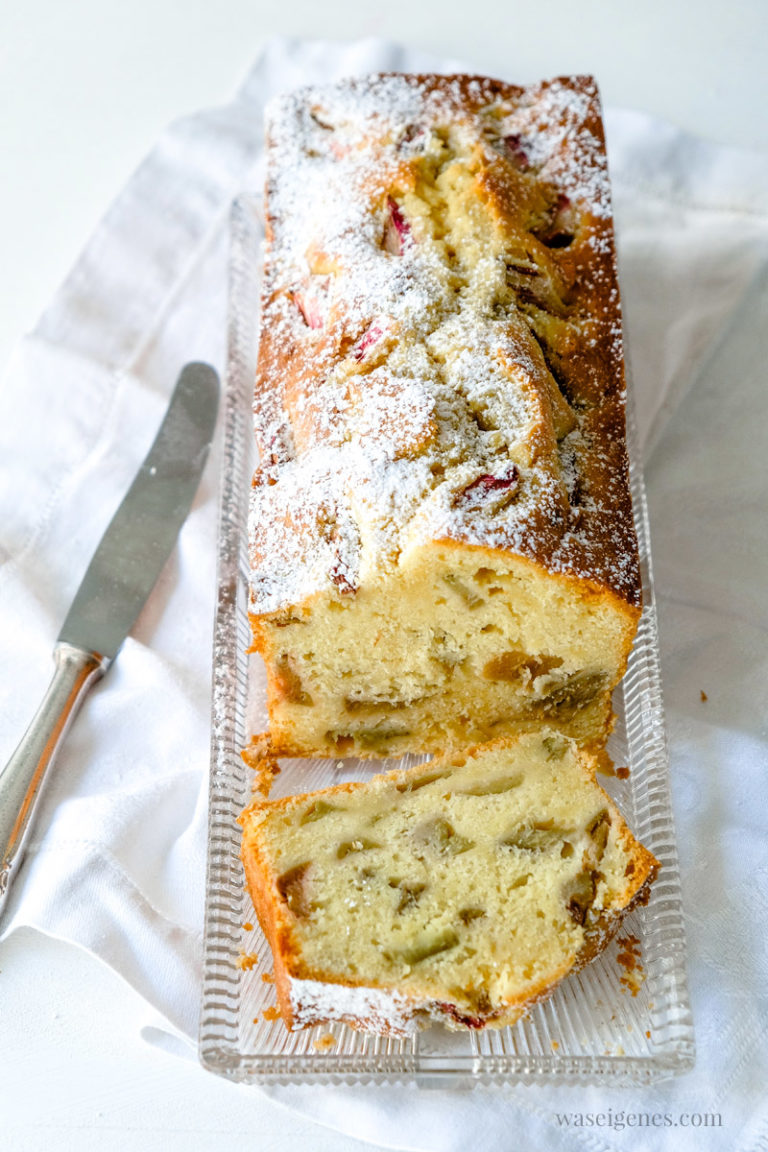 Rhabarber Kastenkuchen Mit Joghurt Sonst Ohne Schnickeldi Rezept