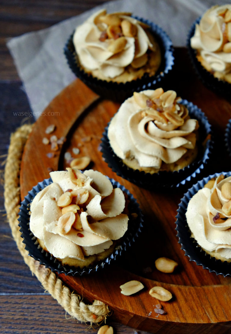 Erdnussbutter Cupcakes | Rezept | waseigenes.com