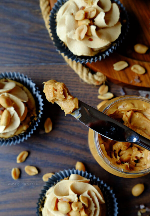 Erdnussbutter Cupcakes | Rezept | waseigenes.com