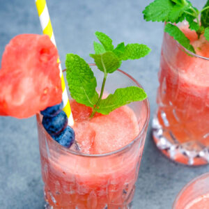 Wassermelonen Frosecco | Erfrischender Drink aus dem Thermomix | waseigenes.com