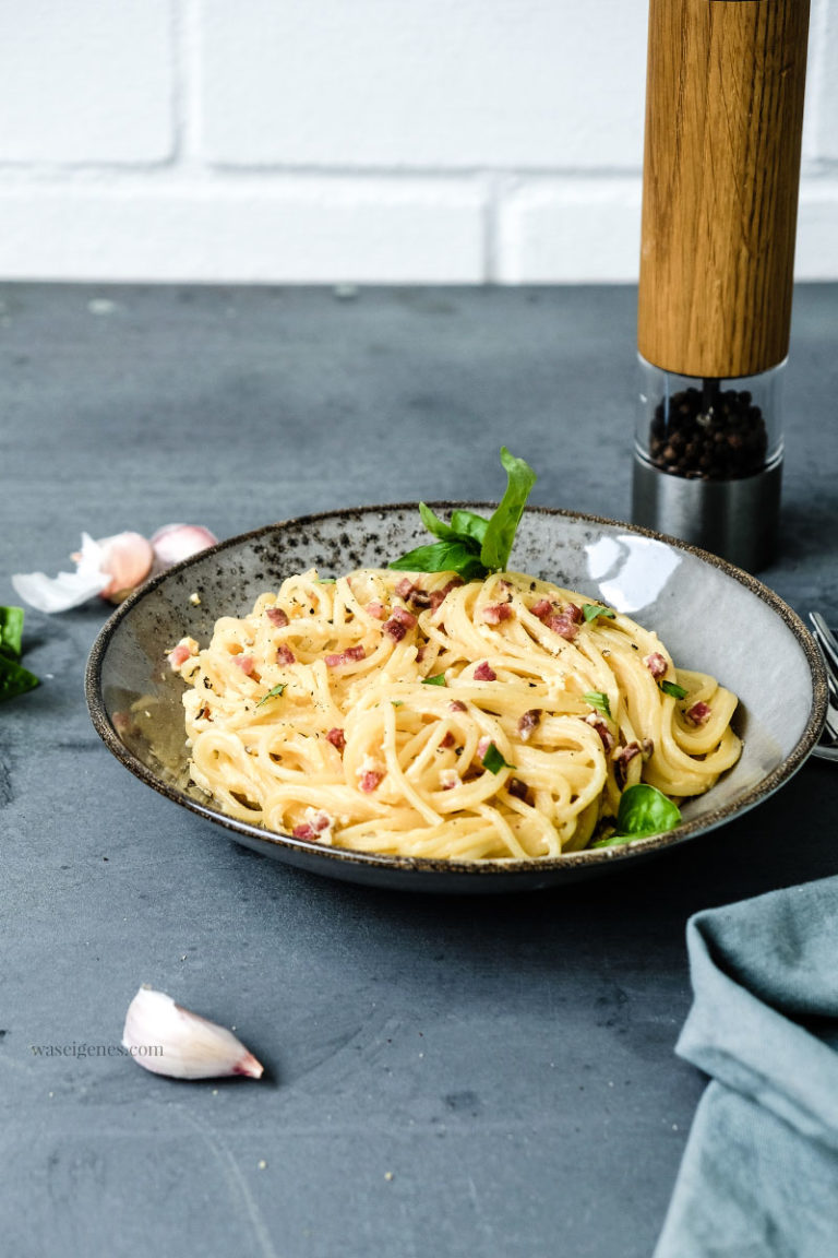 Spaghetti Carbonara - einfach &amp; klassisch (ohne Sahne) | waseigenes