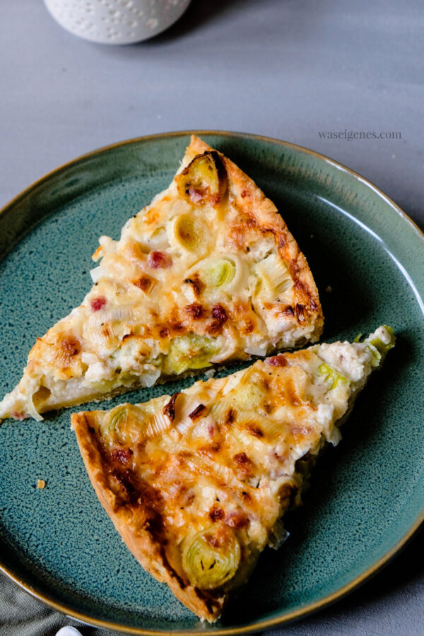 Rezept: Quiche Lorraine mit Lauch, Bergkäse und Speck