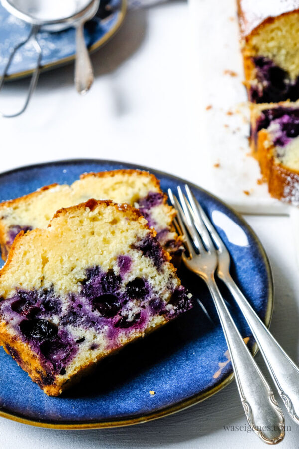 Schneller Blaubeer-Joghurt-Kuchen {Kastenkuchen} | was eigenes