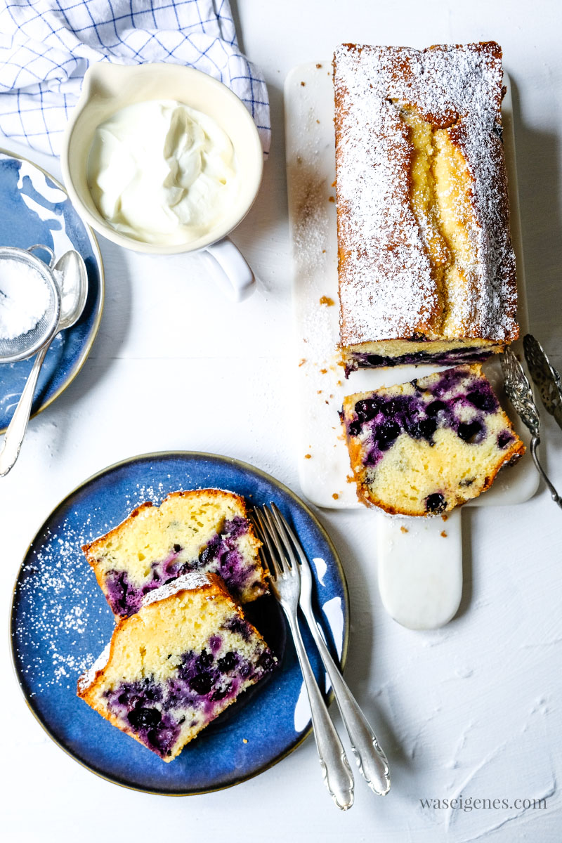 Schneller Blaubeer-Joghurt-Kuchen {Kastenkuchen} | was eigenes