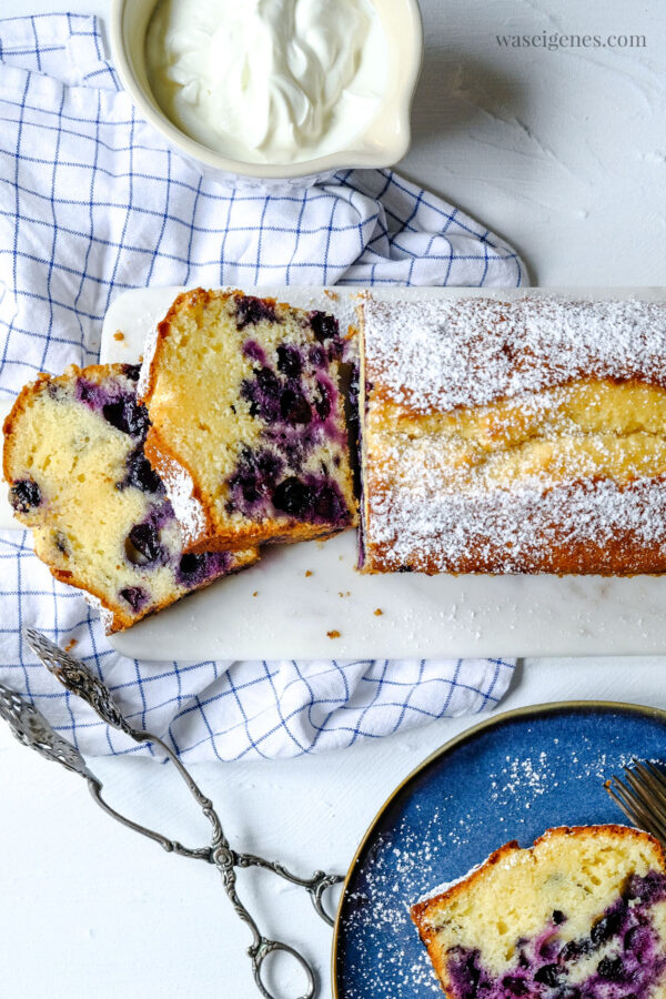 Schneller Blaubeer-Joghurt-Kuchen {Kastenkuchen} | was eigenes