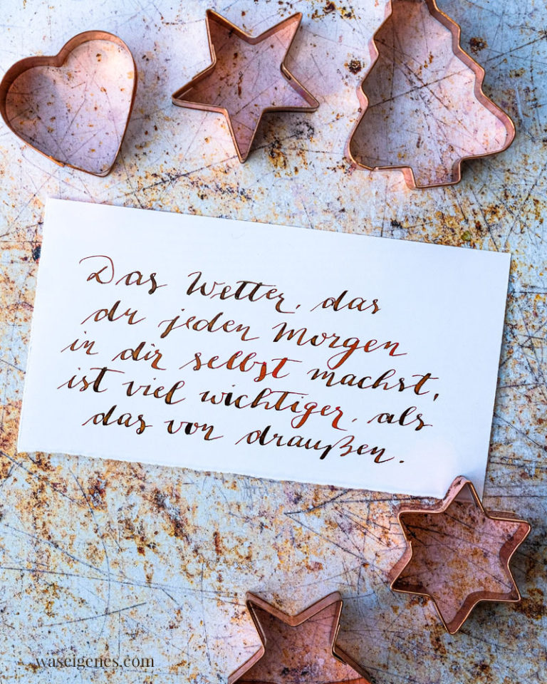 Adventskalender der guten Gedanken & Wünsche {Nr. 19