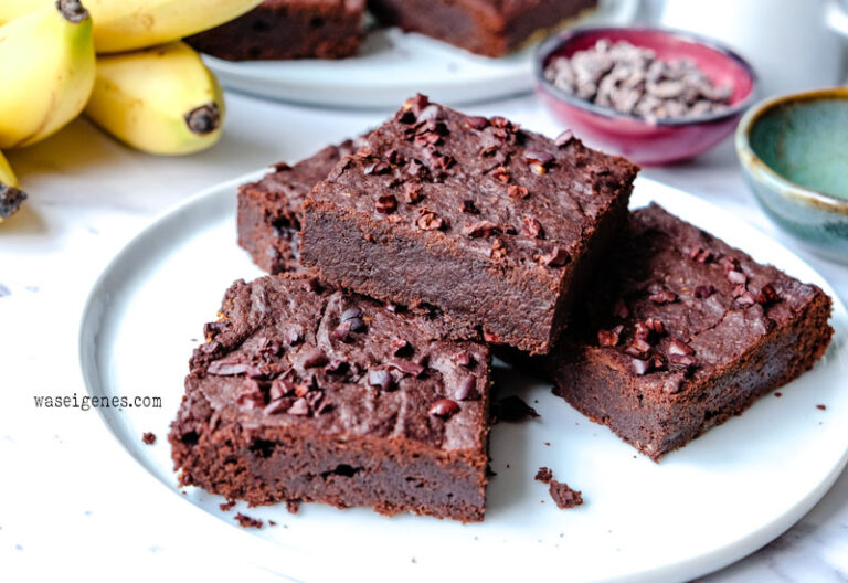 Rezept für Schoko-Brownies - lecker, saftig und vegan.