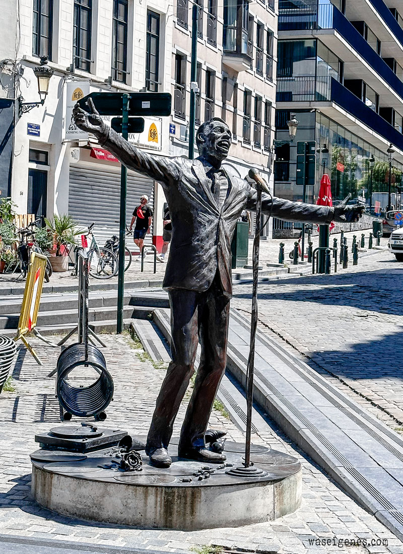 Ein Wochenende in Brüssel - Städtetrip nach Belgien - waseigenes.com | Statue von Jacques Brel