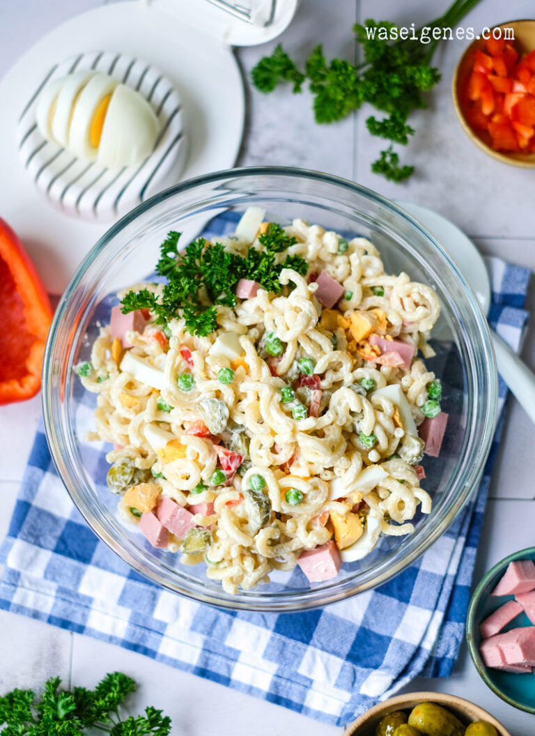 Nudelsalat - Rezept für den beliebten Salatklassiker