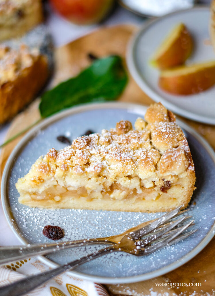 Apfelkuchen mit Streusel - ganz einfach, waseigenes.com