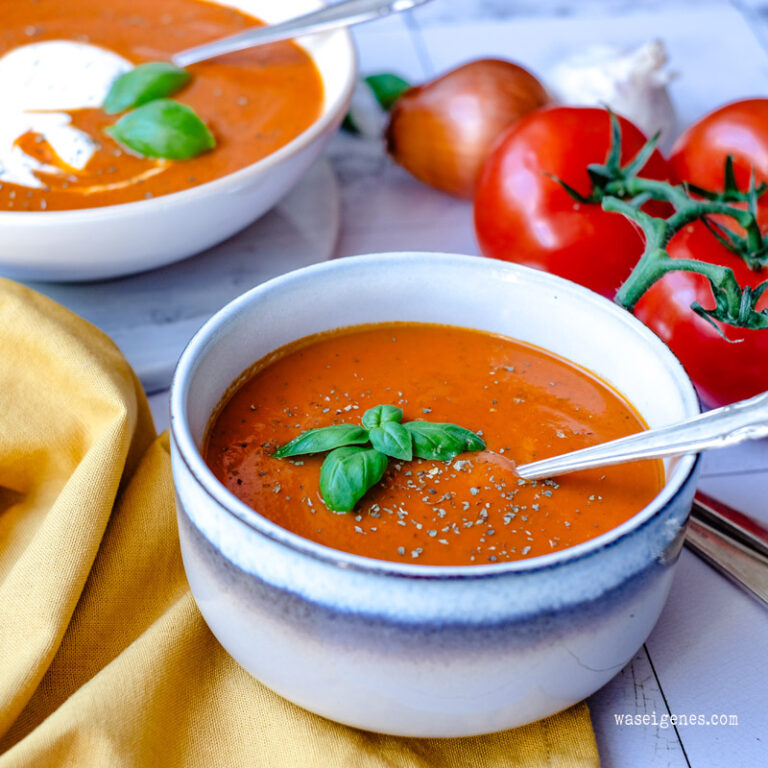 Tomatensuppe ganz einfach und schnell gekocht | waseigenes.com