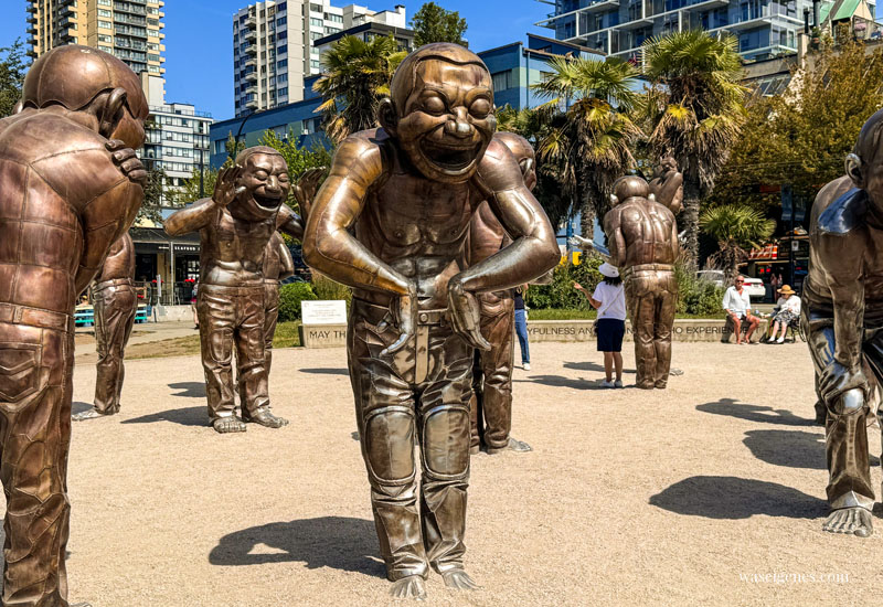 Vancouver, British Columbia, Kanada | waseigenes.com | Lachende Männer English Bay