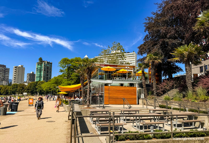 Vancouver - Stadt an der Westküste Kanadas in British Columbia | Familienurlaub | waseigenes.com | British Bay Cactus Club Café