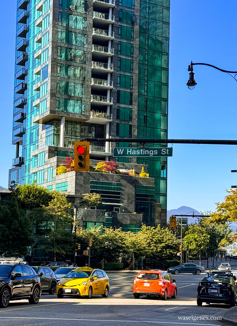 Vancouver - Stadt an der Westküste Kanadas in British Columbia | Familienurlaub | waseigenes.com | Hastings St. 