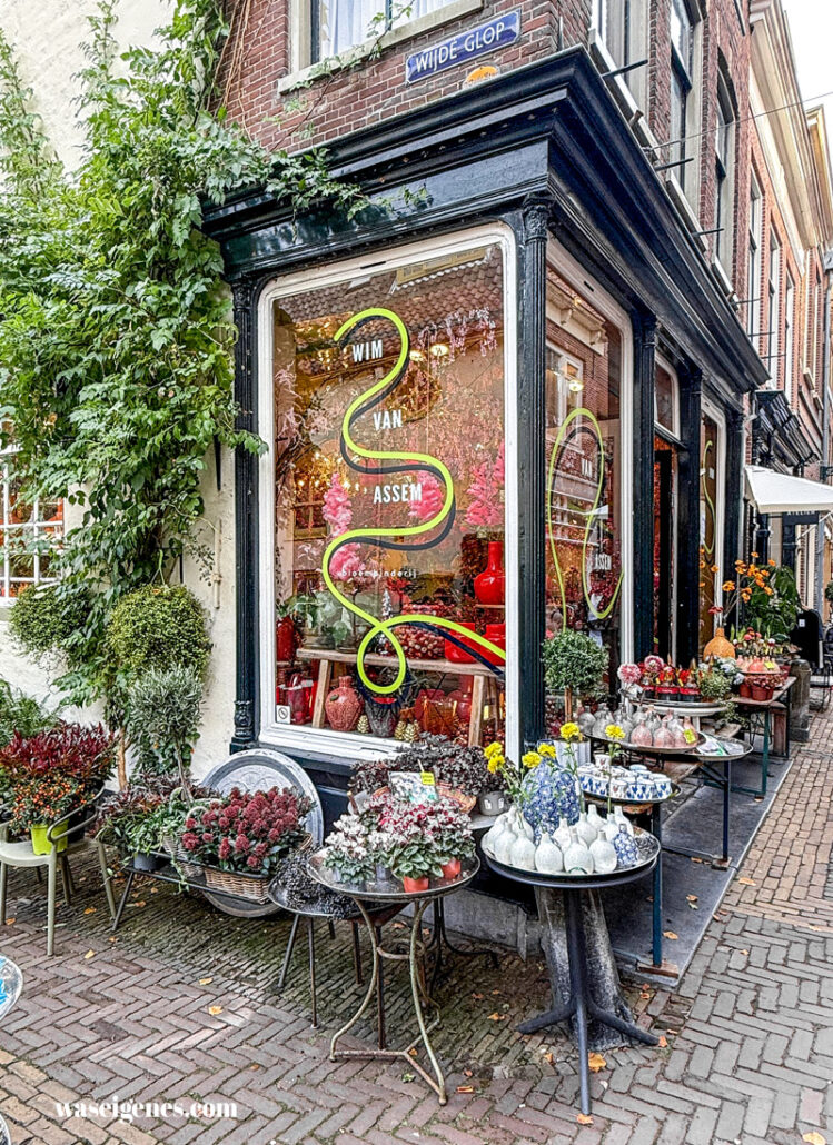 Alkmaar - wunderschöne Stadt in Nordholland, malerische Gassen, bezaubernde Altstadt, Tipps für Cafés & Shopping | waseigenes.com | Wim van Assem - Fnidsen - Blumengeschäft